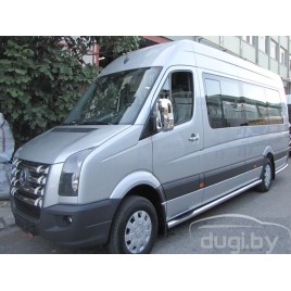 Боковые пороги - трубы для Volkswagen Crafter (с.б.).